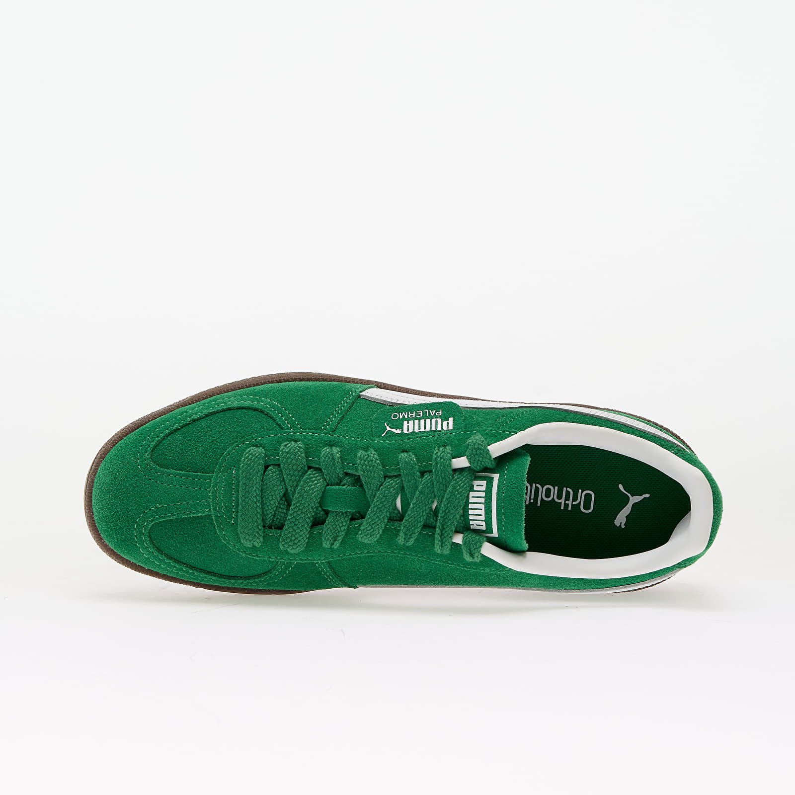 Férfi cipők Puma Palermo Archive Green-Puma White