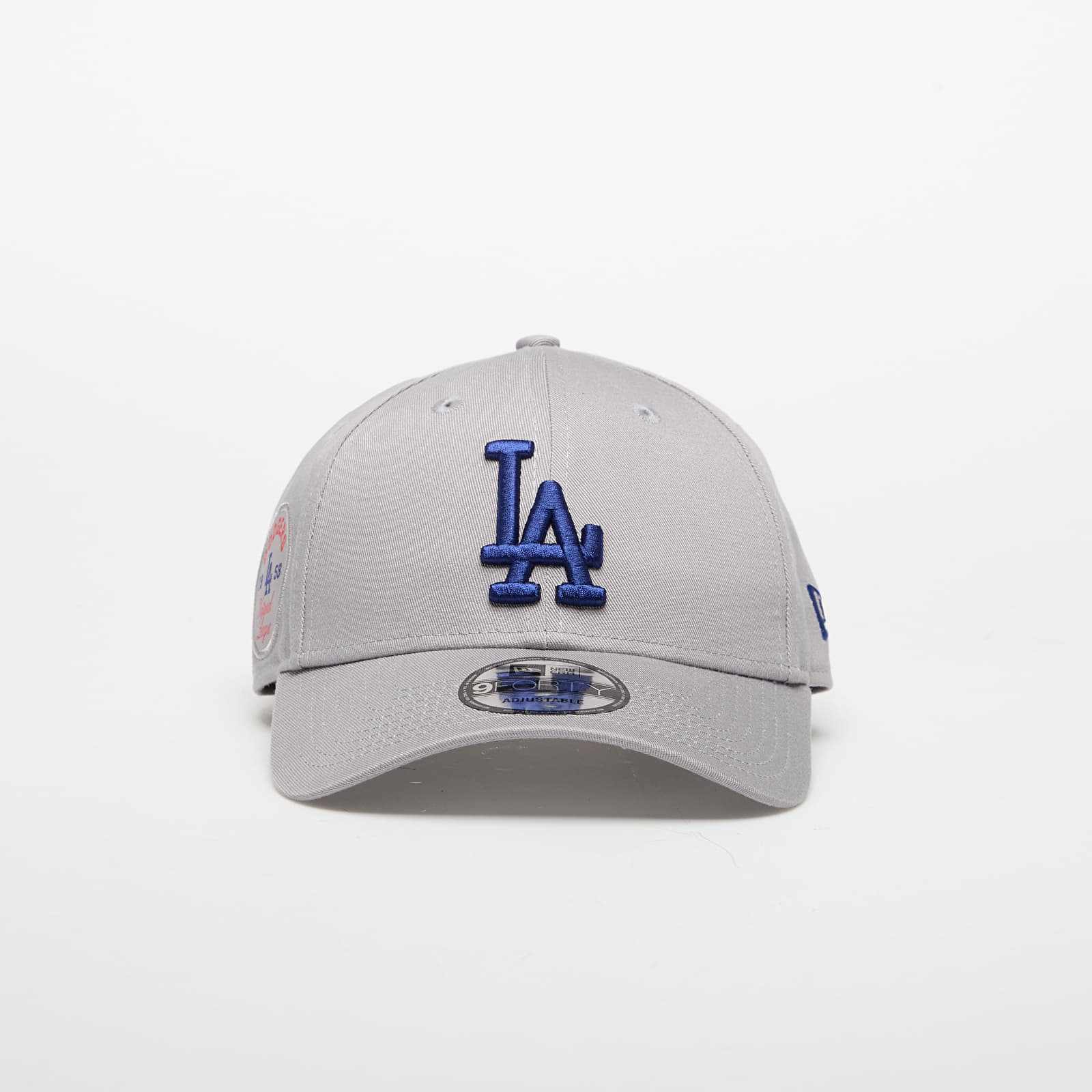 Cap New Era Los Angeles Dodgers 9FORTY Side Patch Adjustable Cap Gray Universal
