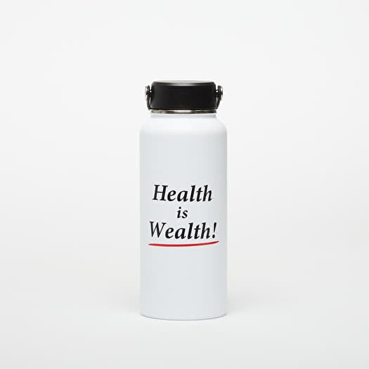 Sporty & Rich Health is Wealth Bottle White
