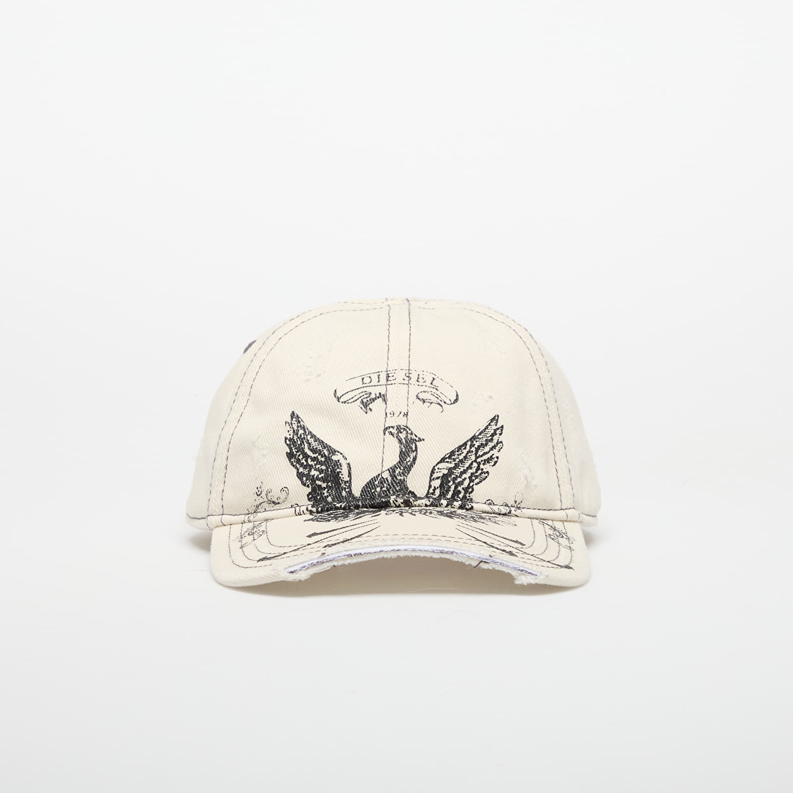 Kasketter til mænd Diesel C-Fenix Hat White Asparagus