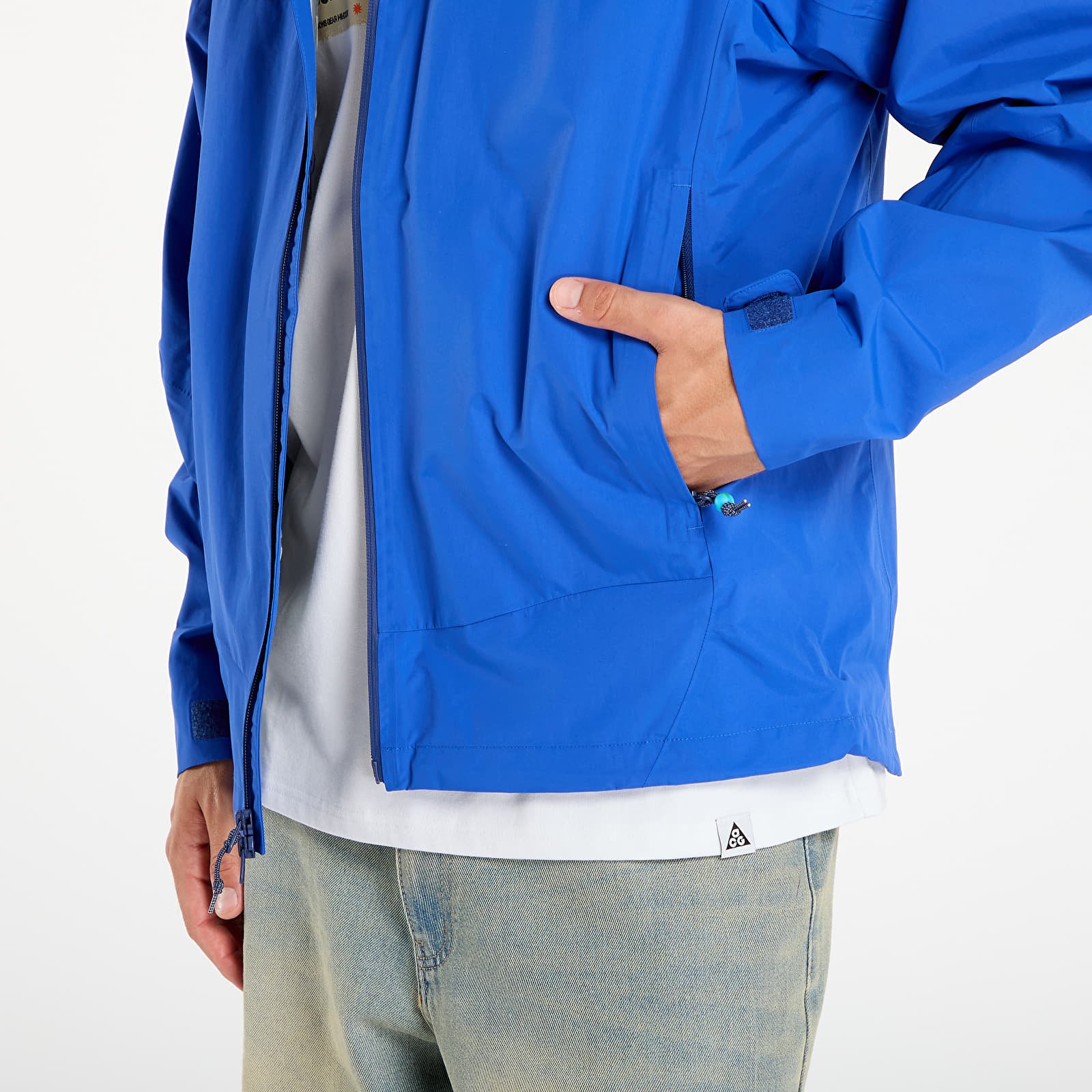 Jackets Nike ACG "Morpho" Men's Storm-FIT ADV Rain Jacket Game Royal/ Blue Void/ Summit White