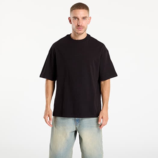 Marškinėliai Mitchell & Ness Branded Script Oversized Tee Black