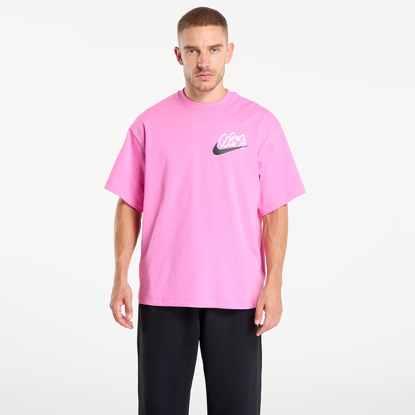 Vyriški marškinėliai Nike Solo Swoosh Men's T-Shirt Playful Pink