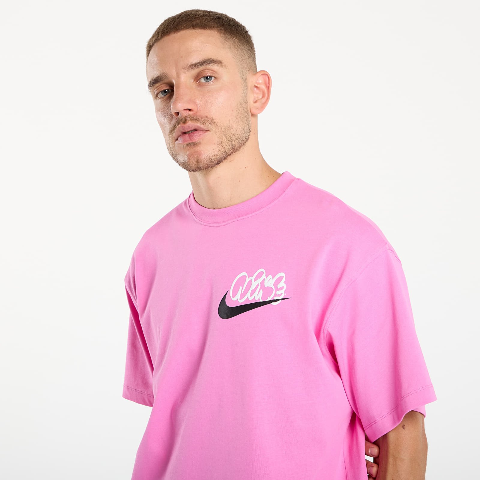 Vyriški marškinėliai Nike Solo Swoosh Men's T-Shirt Playful Pink