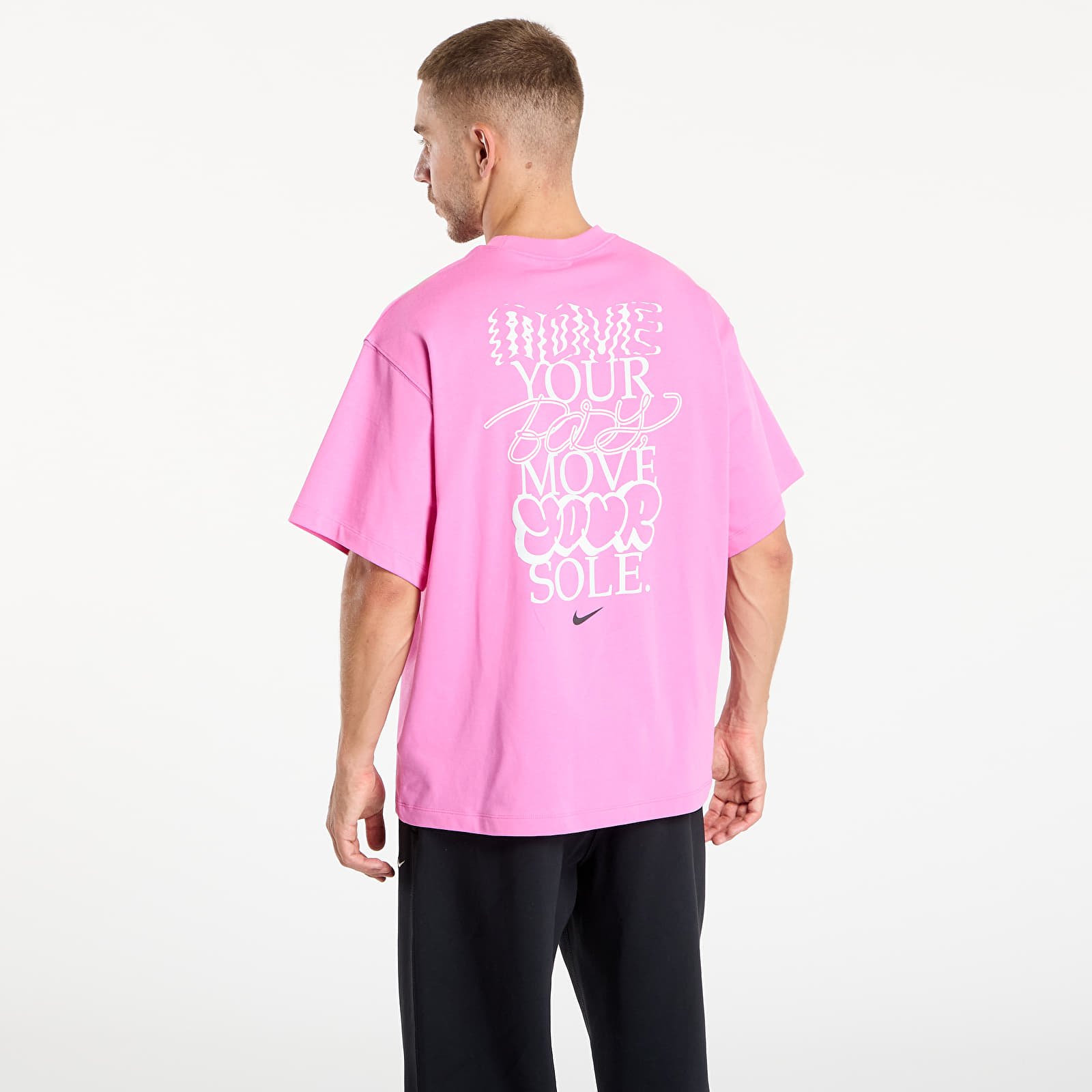 Vyriški marškinėliai Nike Solo Swoosh Men's T-Shirt Playful Pink