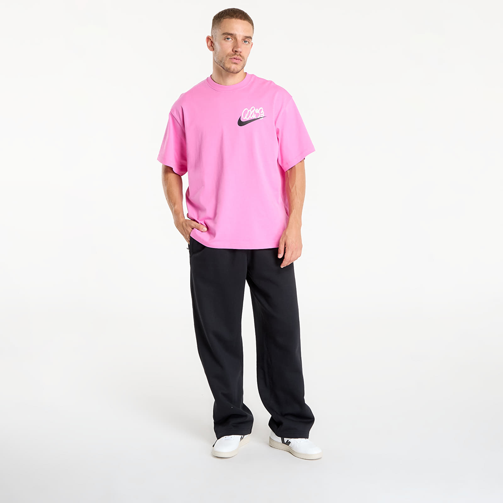 Vyriški marškinėliai Nike Solo Swoosh Men's T-Shirt Playful Pink