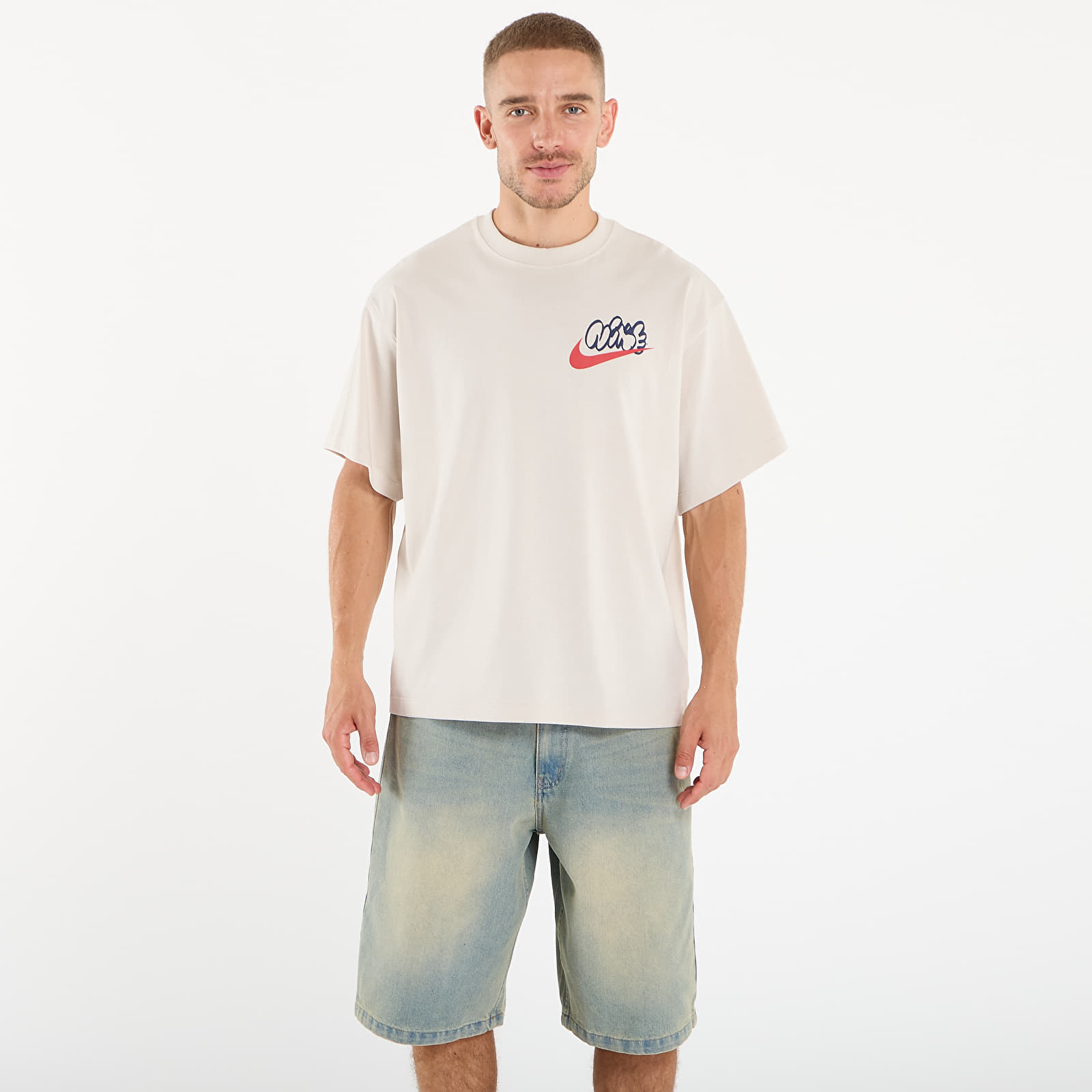 Vyriški marškinėliai Nike Solo Swoosh Men's T-Shirt Lt Orewood Brn