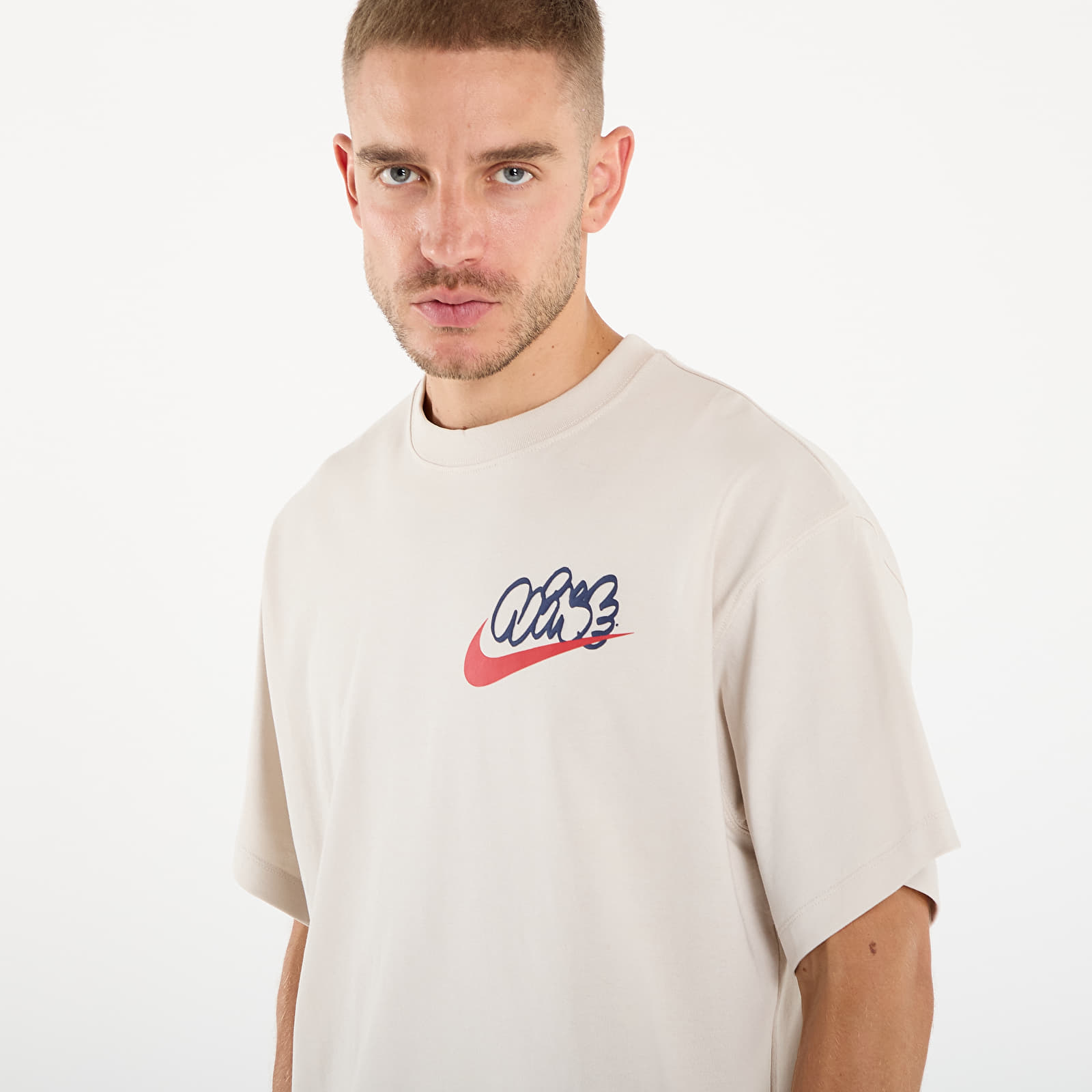 Vyriški marškinėliai Nike Solo Swoosh Men's T-Shirt Lt Orewood Brn