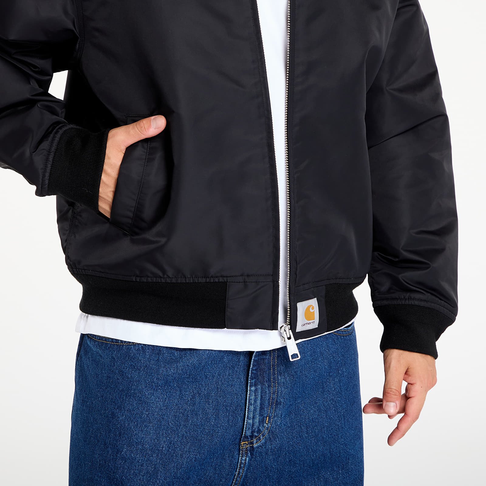 Jakker Carhartt WIP Santa Fe Alumni Jacket UNISEX Black/ Scarlet