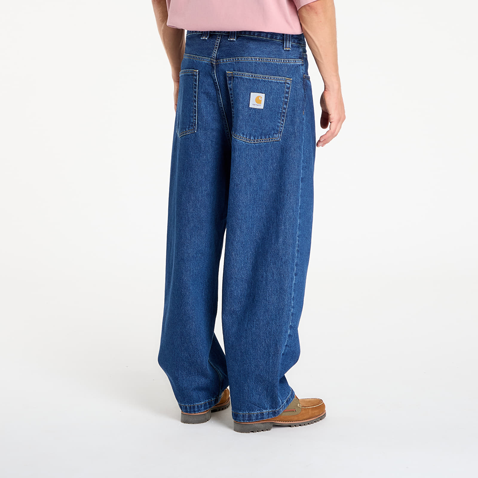 Blugi bărbați Carhartt WIP Brandon Pant Blue Stone Washed