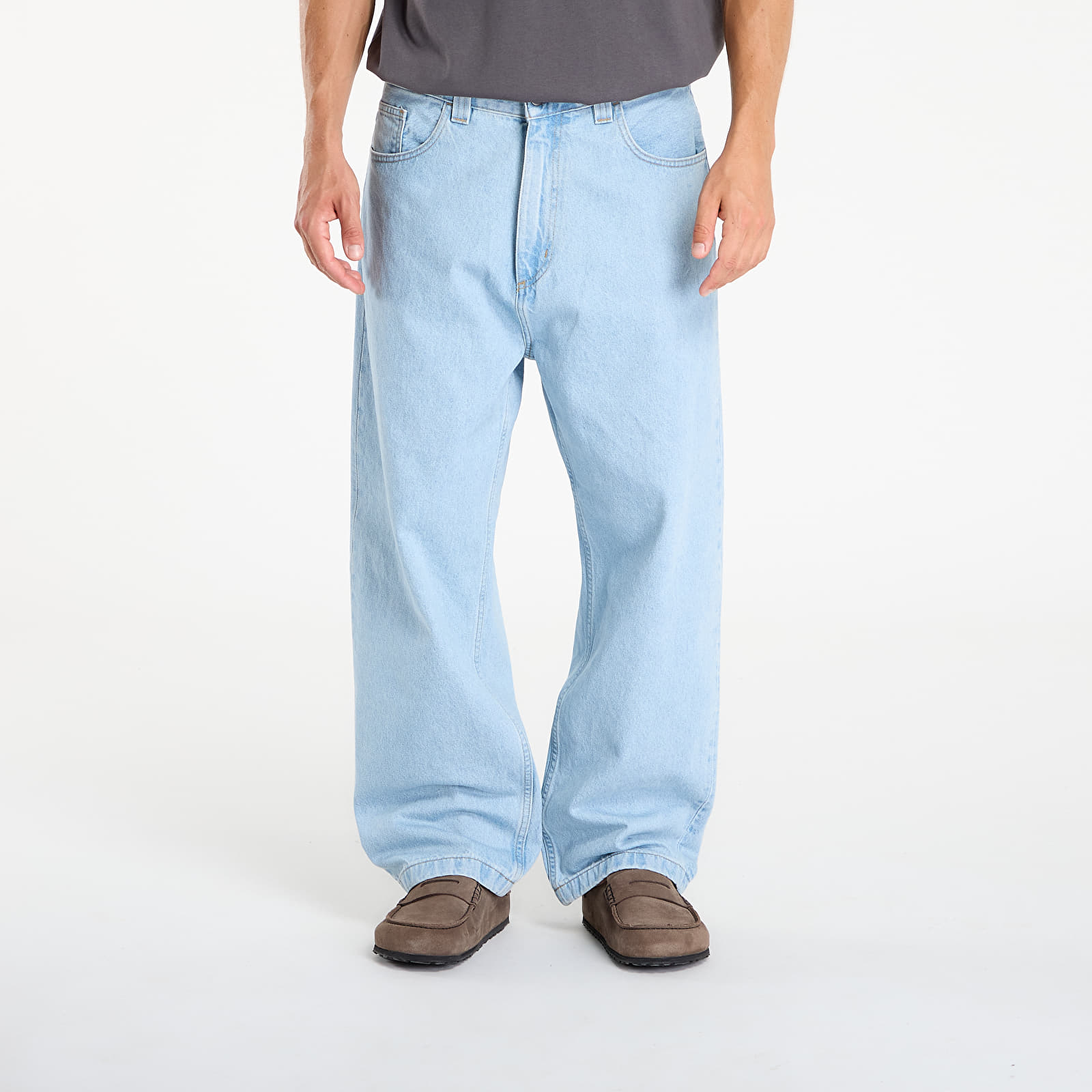 Jeans til mænd Carhartt WIP Brandon Pant Blue Heavy Stone Bleached