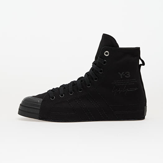 Y-3 Nizza Hi Black/ Black/ Black