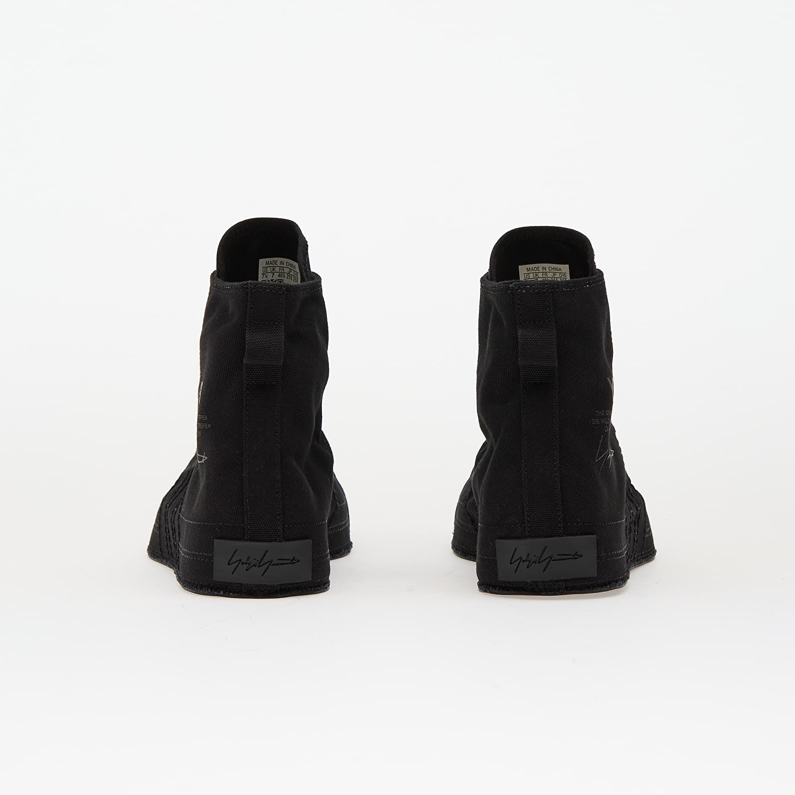 Sko til mænd Y-3 Nizza Hi Black/ Black/ Black