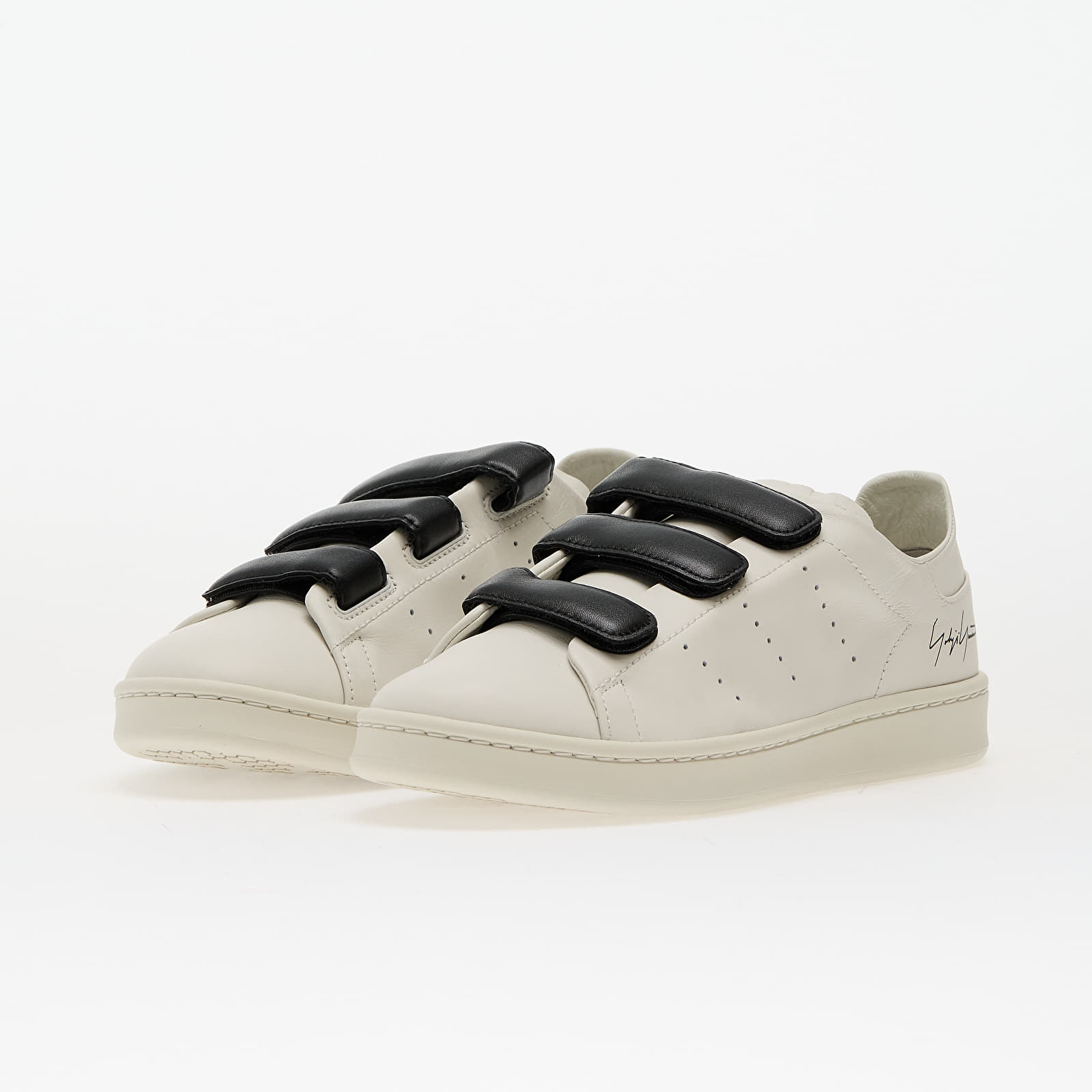 Încălțăminte și sneakerși pentru bărbați Y-3 Stan Smith Velcro Orbit Grey/ Orbit Grey/ Black