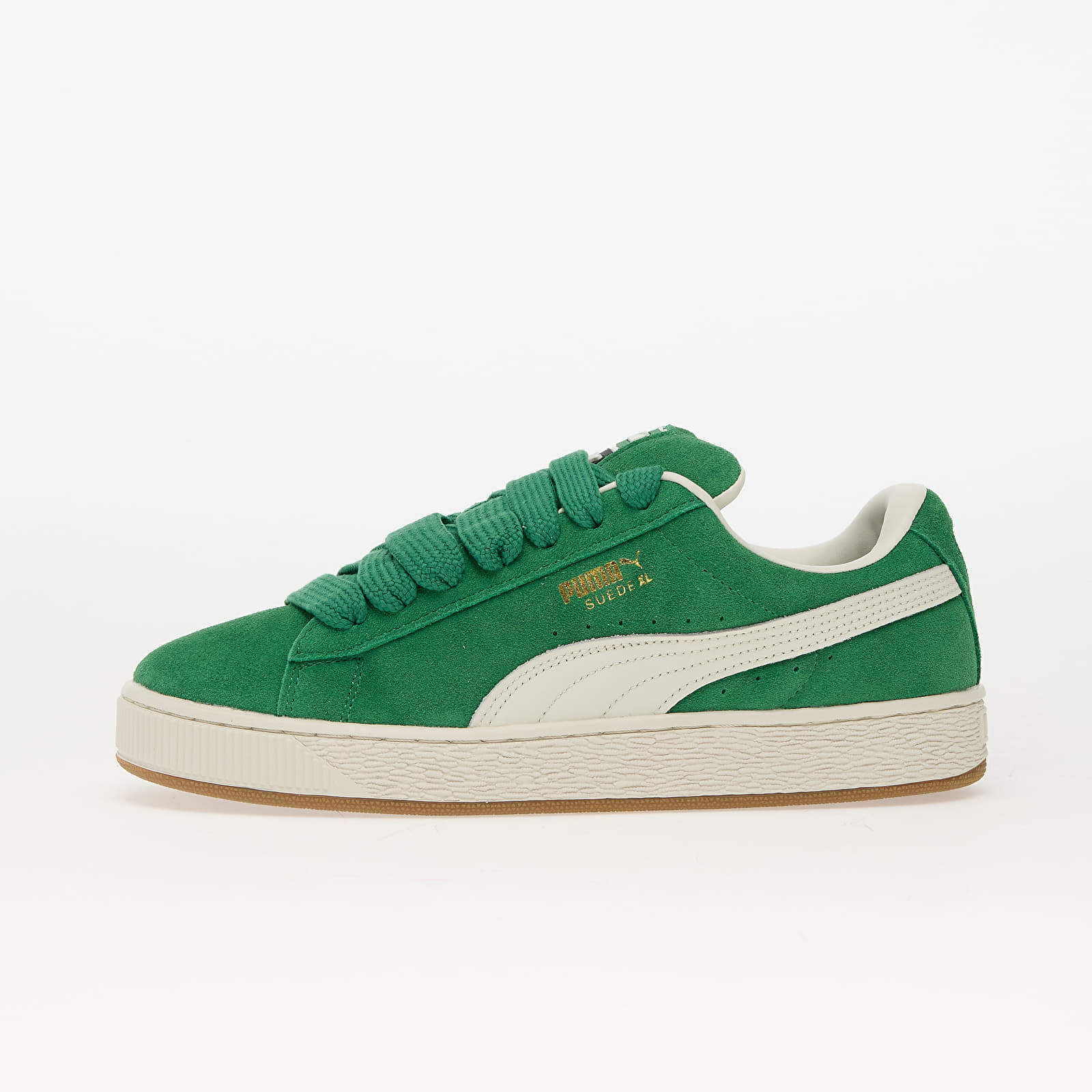 Încălțăminte și sneakerși pentru bărbați Puma Suede XL Archive Green-Vapor Gray