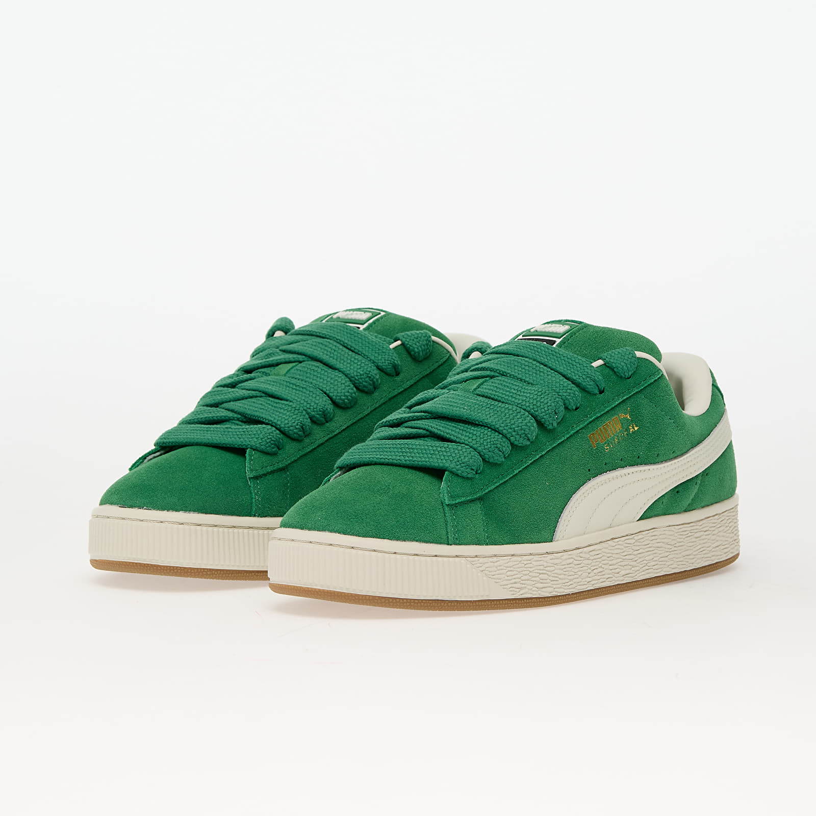 Încălțăminte și sneakerși pentru bărbați Puma Suede XL Archive Green-Vapor Gray