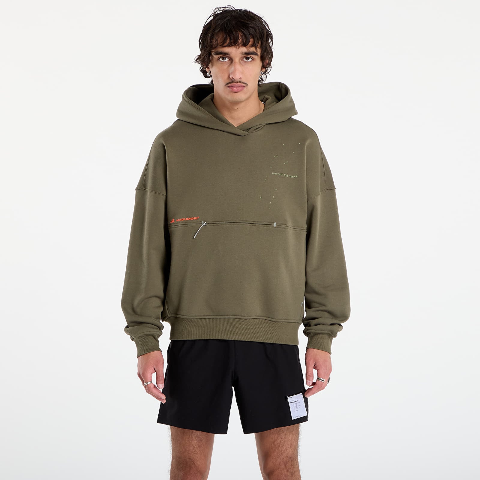 Sweatshirt adidas Adi365 x Hermanos Koumori Running Hoodie Olive Strata S