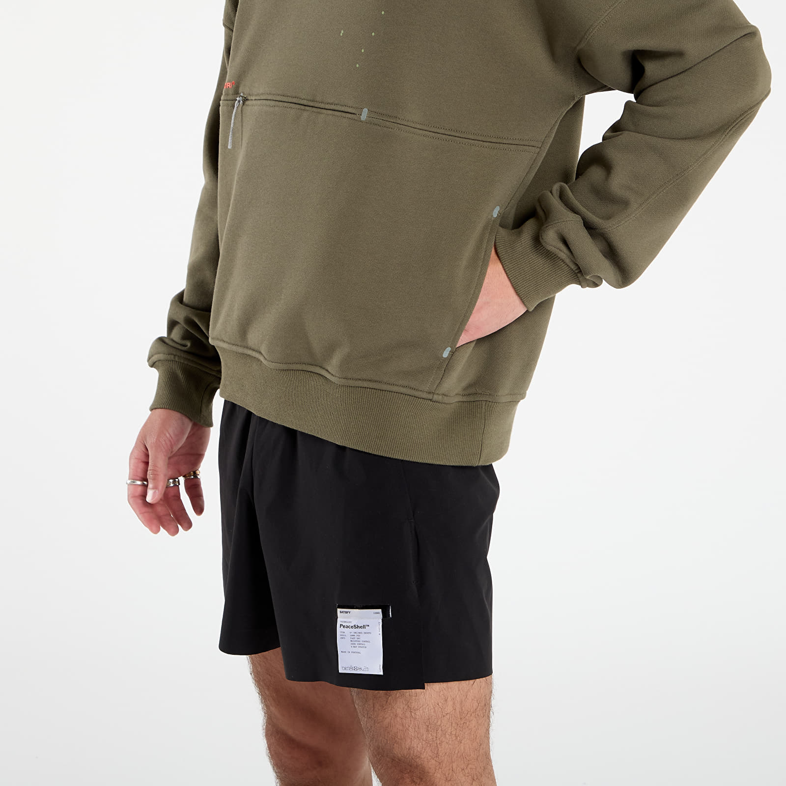 Kapucnis pulóverek és pulcsik adidas Adi365 x Hermanos Koumori Running Hoodie Olive Strata