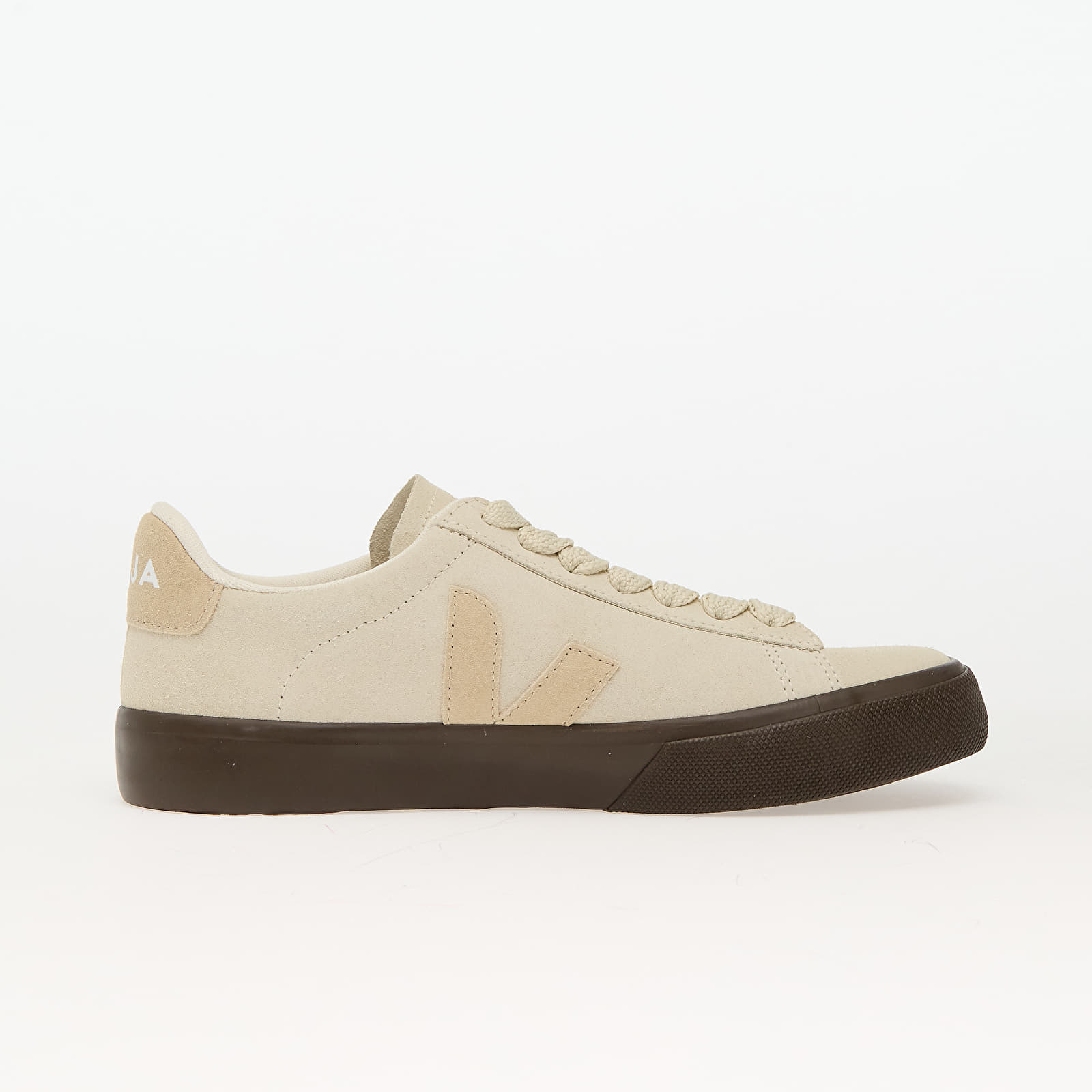 Încălțăminte și sneakerși pentru femei Veja W Campo Bold Suede Pier_Almond_Eagle