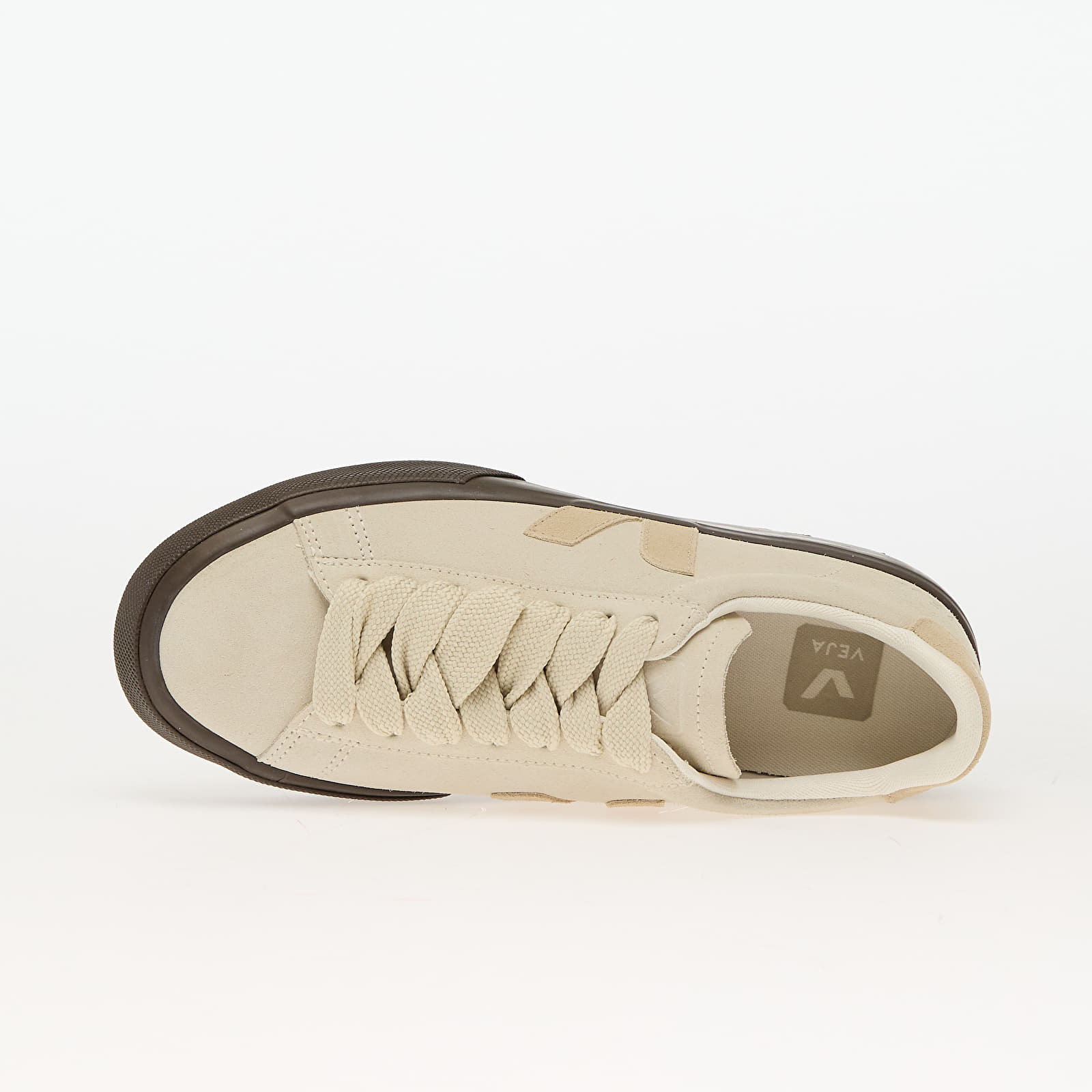 Încălțăminte și sneakerși pentru femei Veja W Campo Bold Suede Pier_Almond_Eagle
