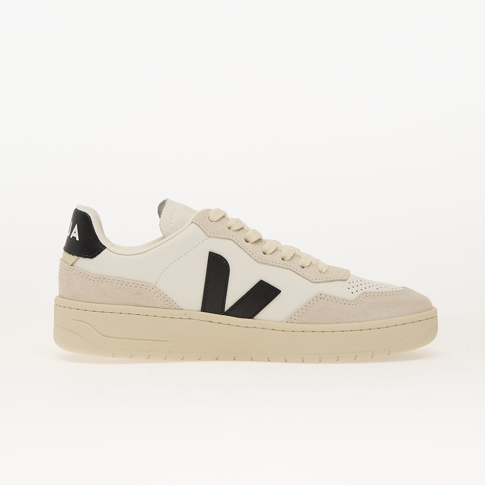 Women's shoes Veja W V-90 O.T. Leather White_Black