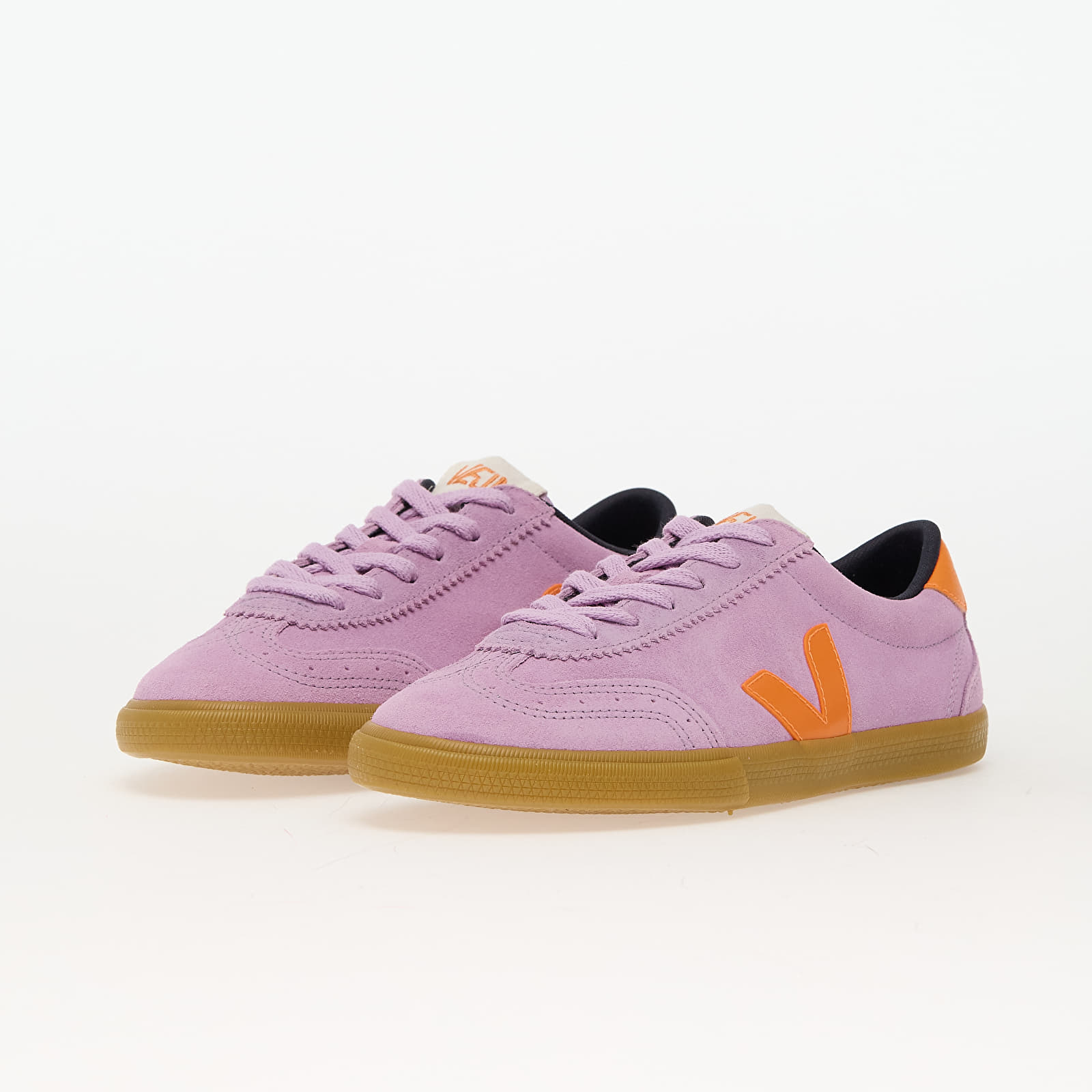 Scarpe donna Veja W Volley Suede Orchid_Fury_Natural