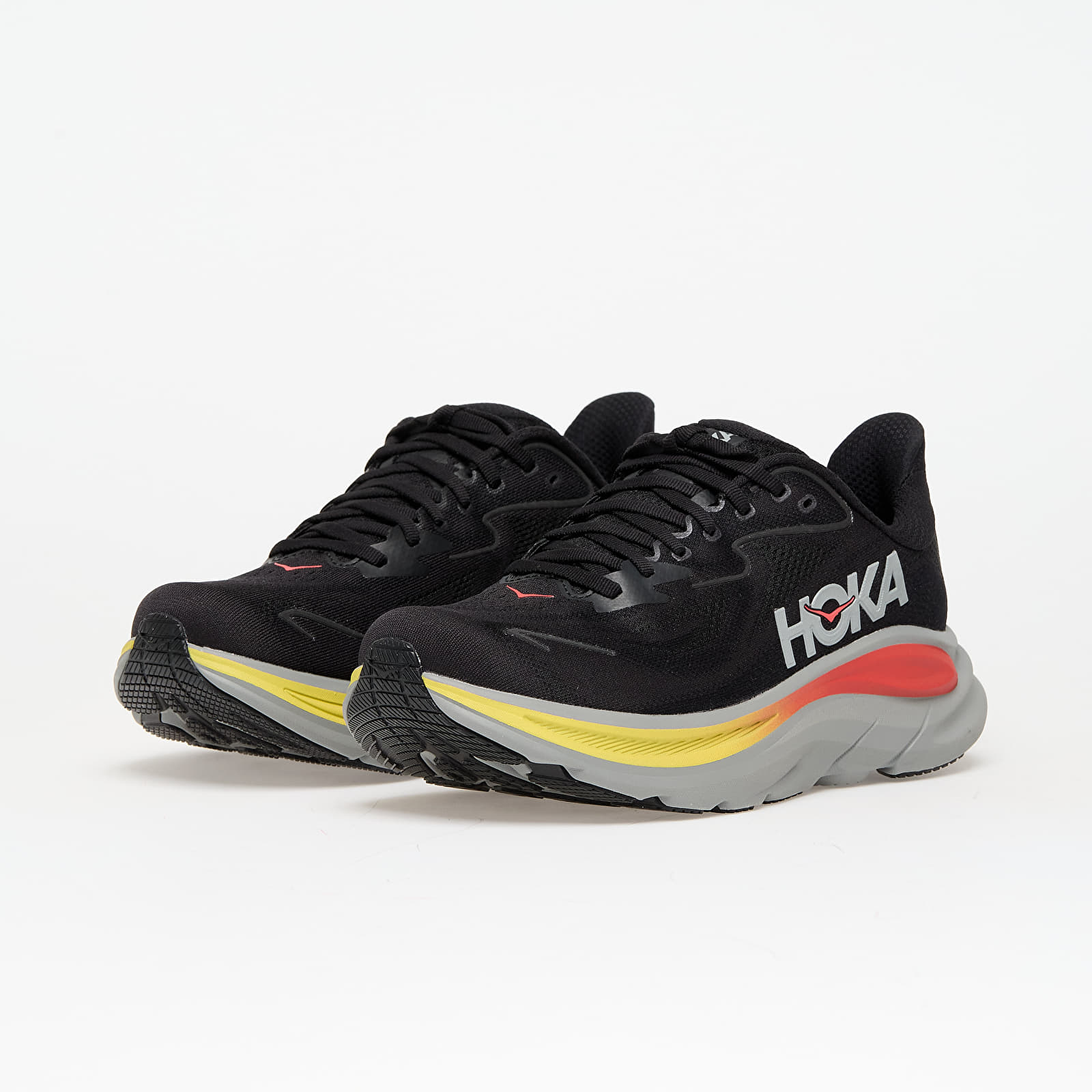 Încălțăminte și sneakerși pentru bărbați Hoka® M Clifton 10 Black/ Galactic Grey