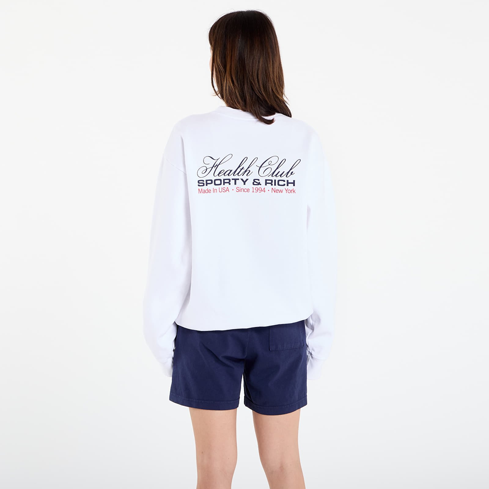 Men's hoodies Sporty & Rich Made In USA Crewneck UNISEX White