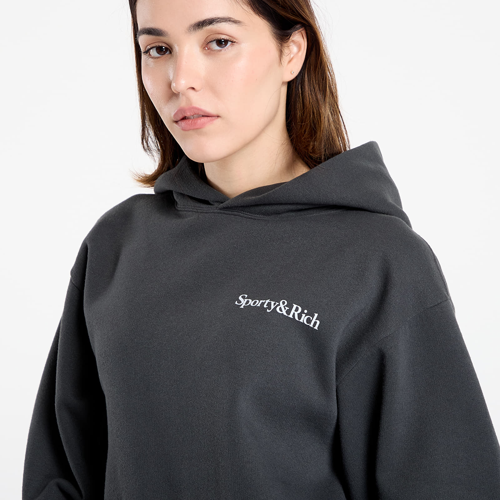 Men's hoodies Sporty & Rich Health Is Wealth Soft Hoodie UNISEX Faded Black