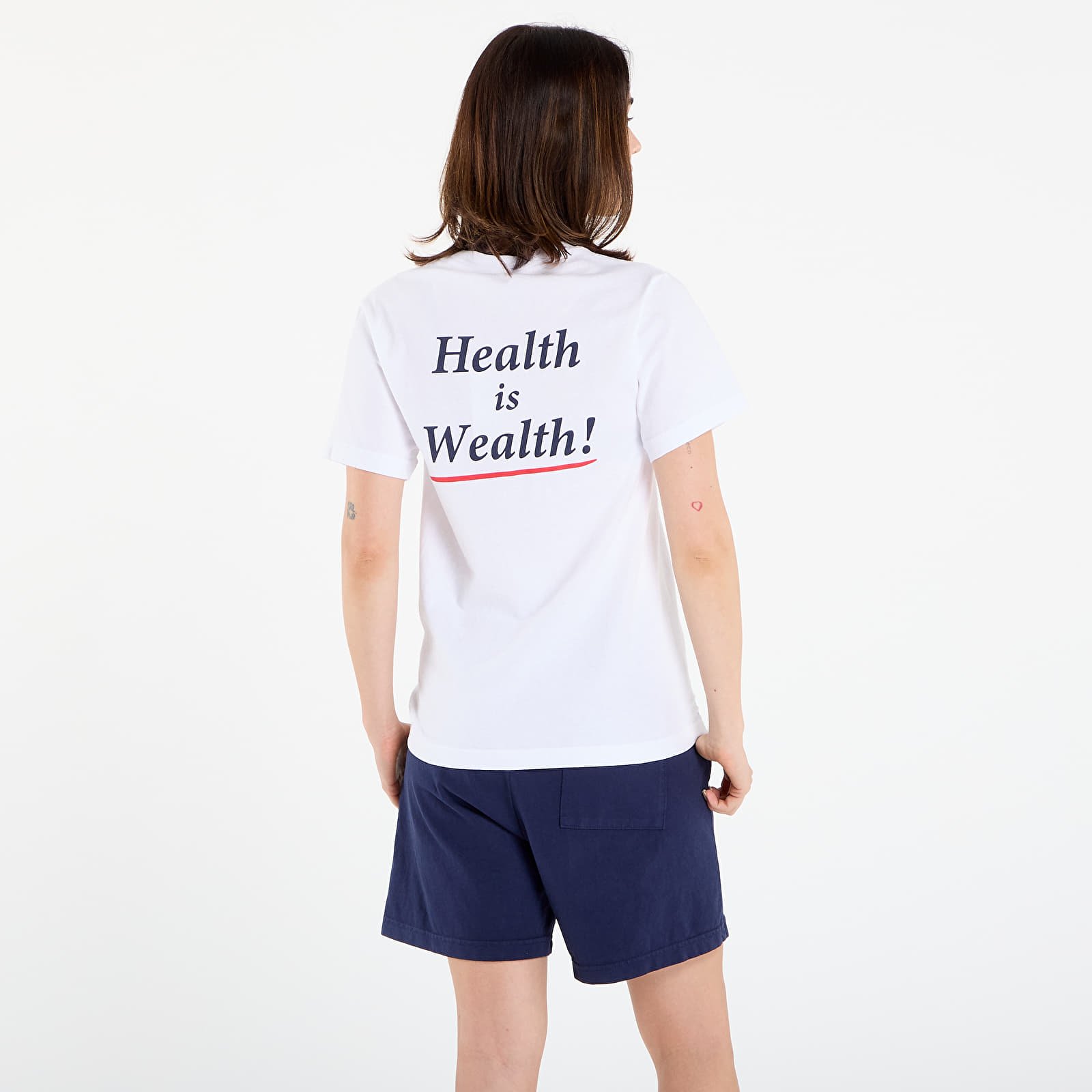 Men's T-shirts Sporty & Rich Health Is Wealth T-Shirt UNISEX White