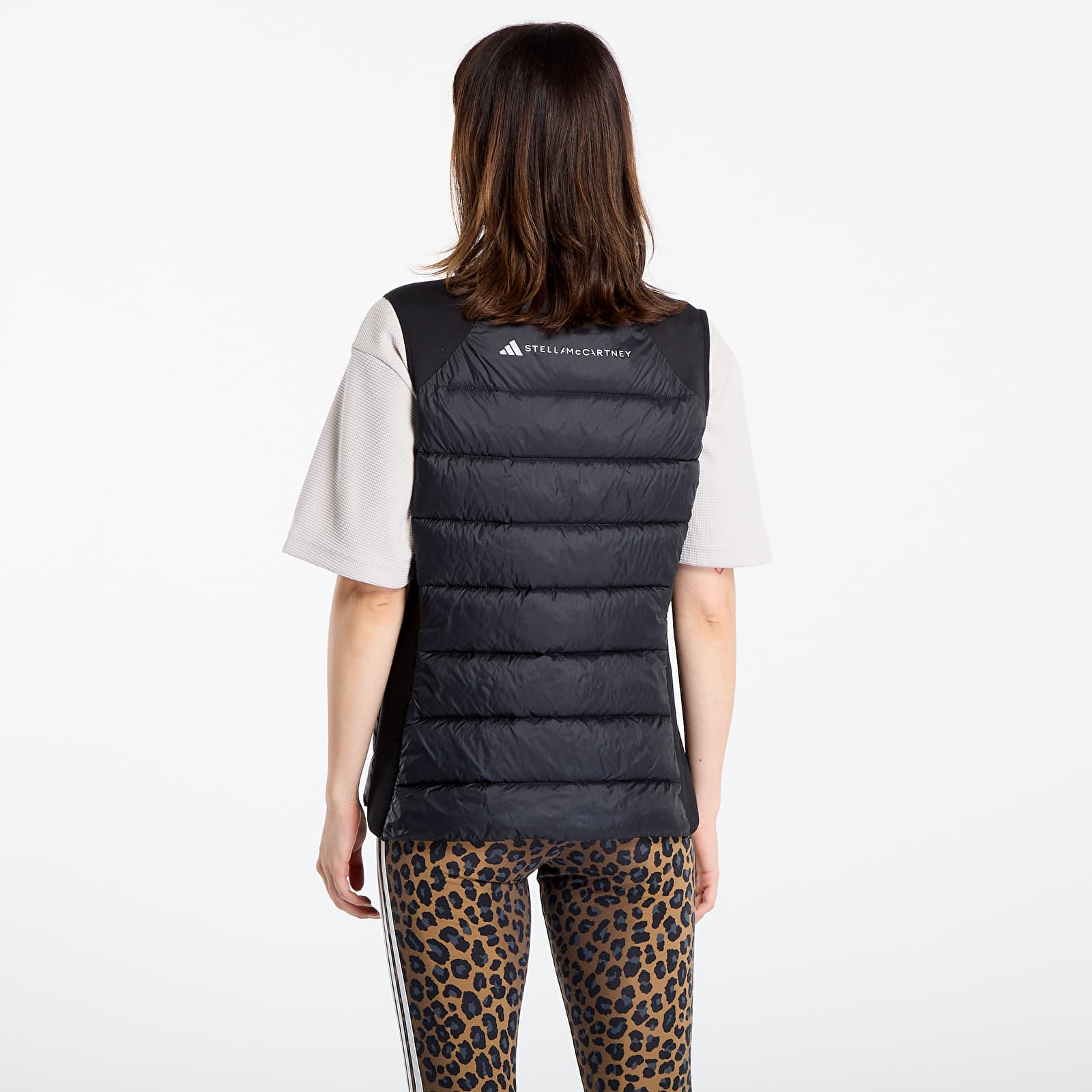 Gilè adidas by Stella McCartney TrueNature Golf Vest Black/ Better Scarlet/ Crew Orange