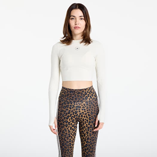 adidas By Stella McCartney Training Longsleeve Crop Almond Milk-smc