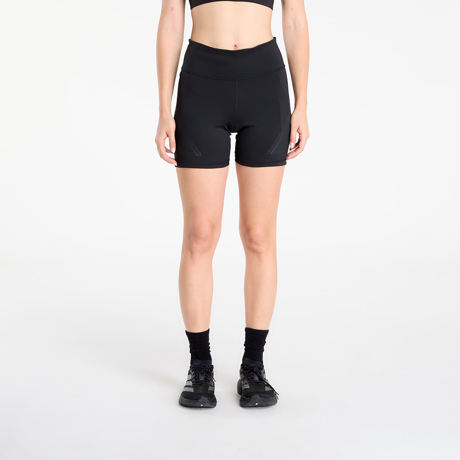 Pantaloni scurți adidas by Stella McCartney TruePace Running Leggings Short (1/2) Black L