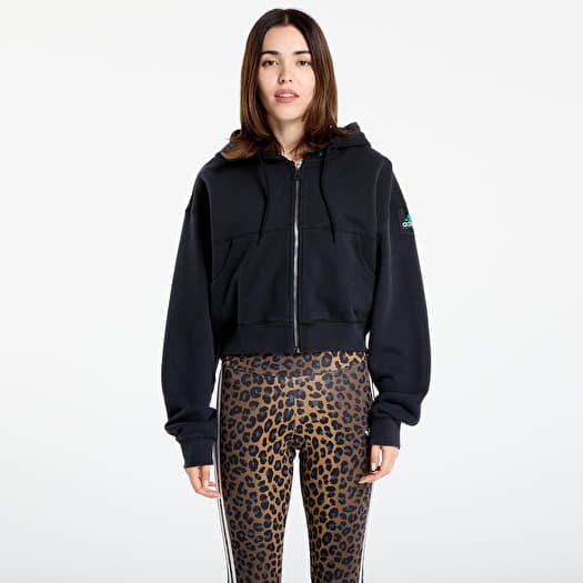 adidas EQT Cropped Hoodie Black