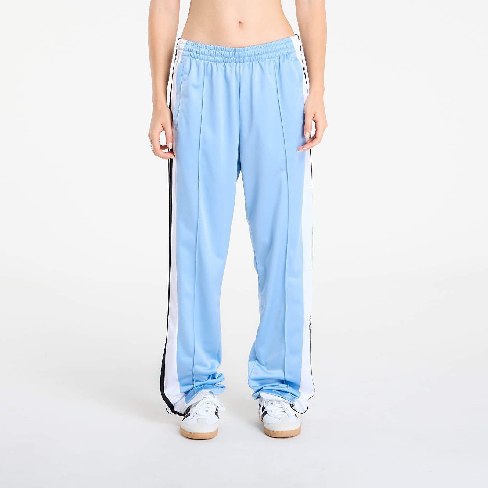 Pantaloni de trening pentru femei adidas Adibreak Tracksuit Bottoms Ash Blue/ Black