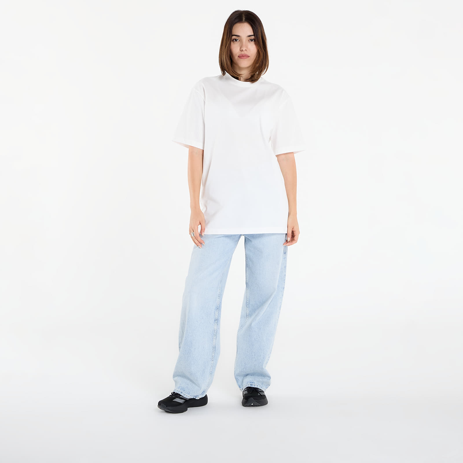 Tricouri bărbați Y-3 Graphic Short Sleeve Tee UNISEX Core White