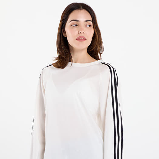 Men's T-shirts Y-3 Wire Long Sleeve Tee UNISEX Core White (JZ0635