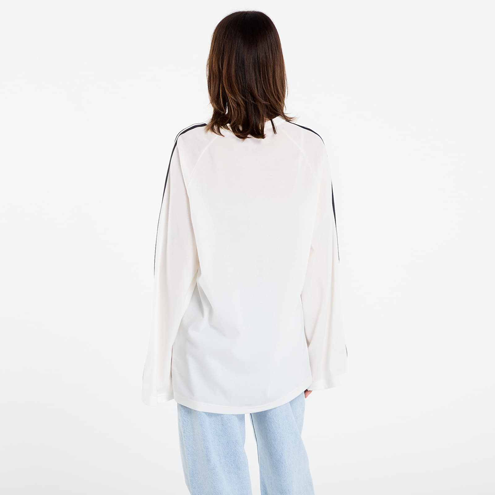 Magliette da uomo Y-3 Wire Long Sleeve Tee UNISEX Core White