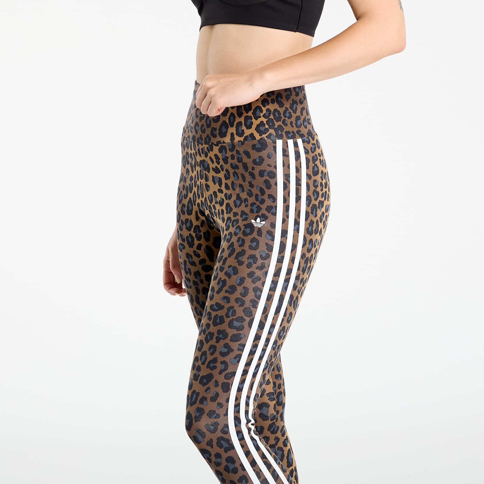 Colanți adidas Leopard 3-Stripes Legging Multicolor