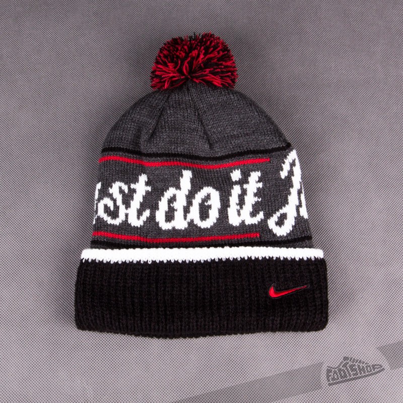 Hats Nike Beanie Pom Grey