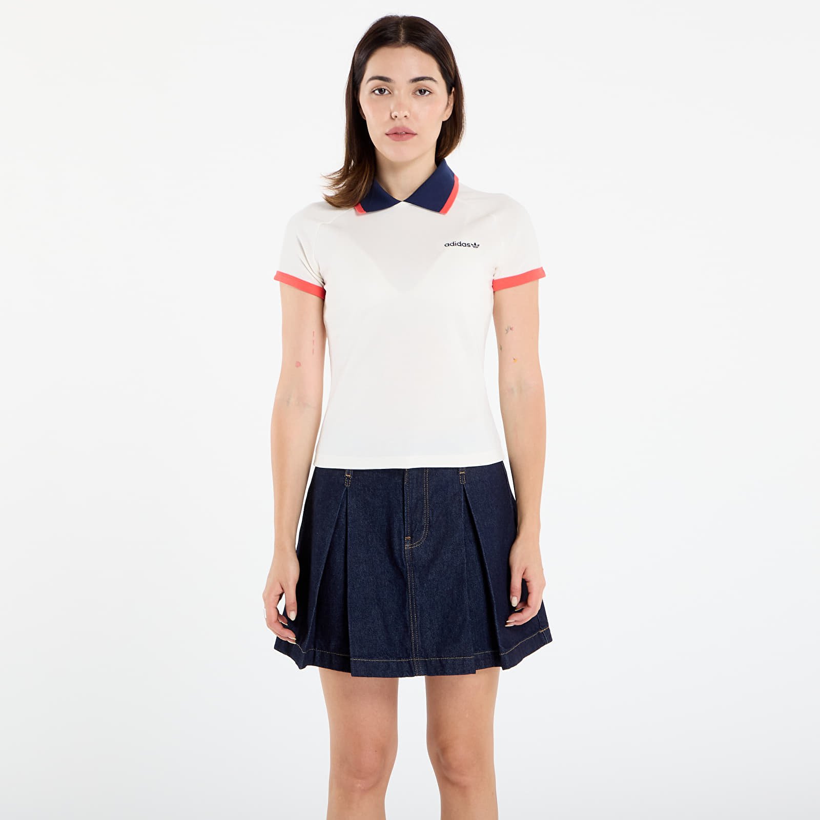 Polo da donna adidas Polo Shirt Off White