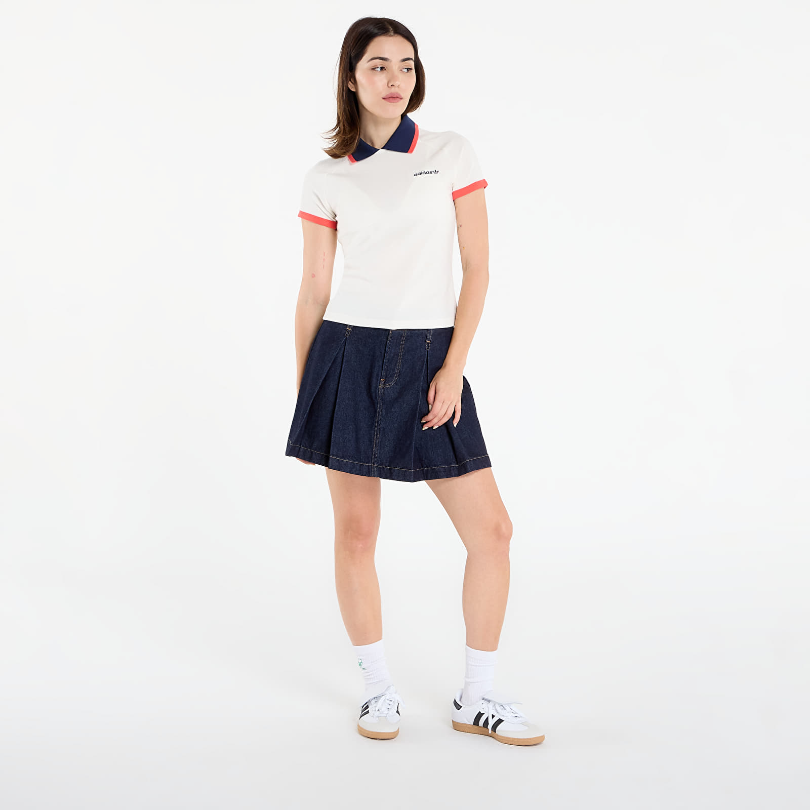 Polo da donna adidas Polo Shirt Off White