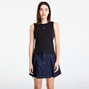 Calvin Klein Jeans A - Woven Label 2X2 Tank Top Black