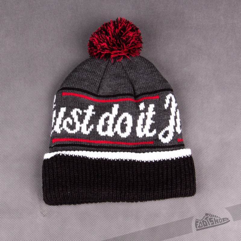 Hats Nike Beanie Pom Grey