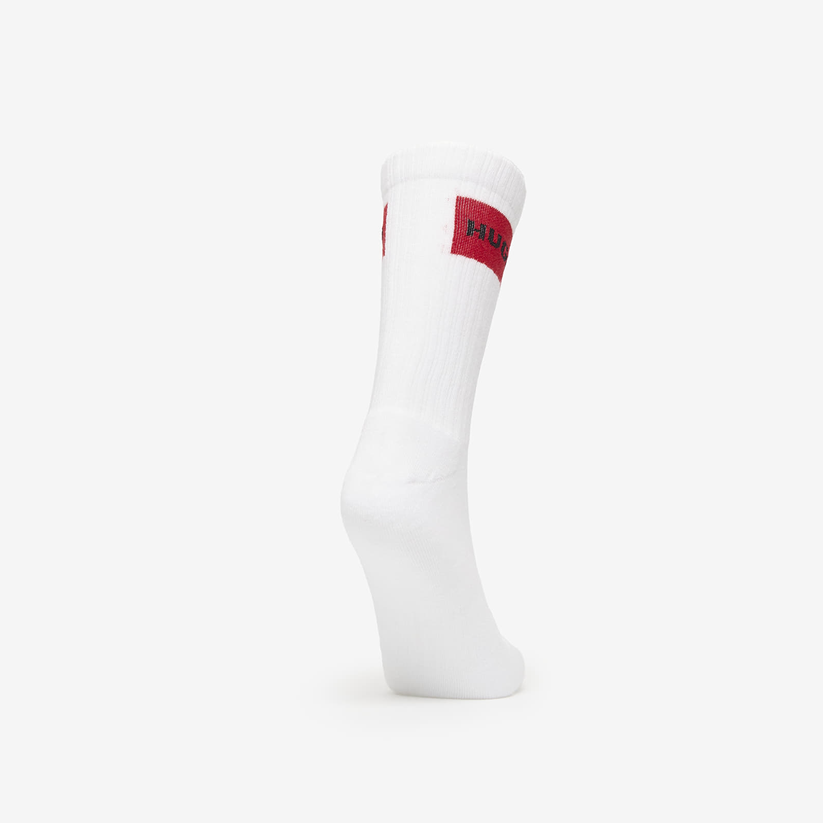 Moške nogavice Hugo Boss Men-H-3-Pack Qs Rib Label Cc White