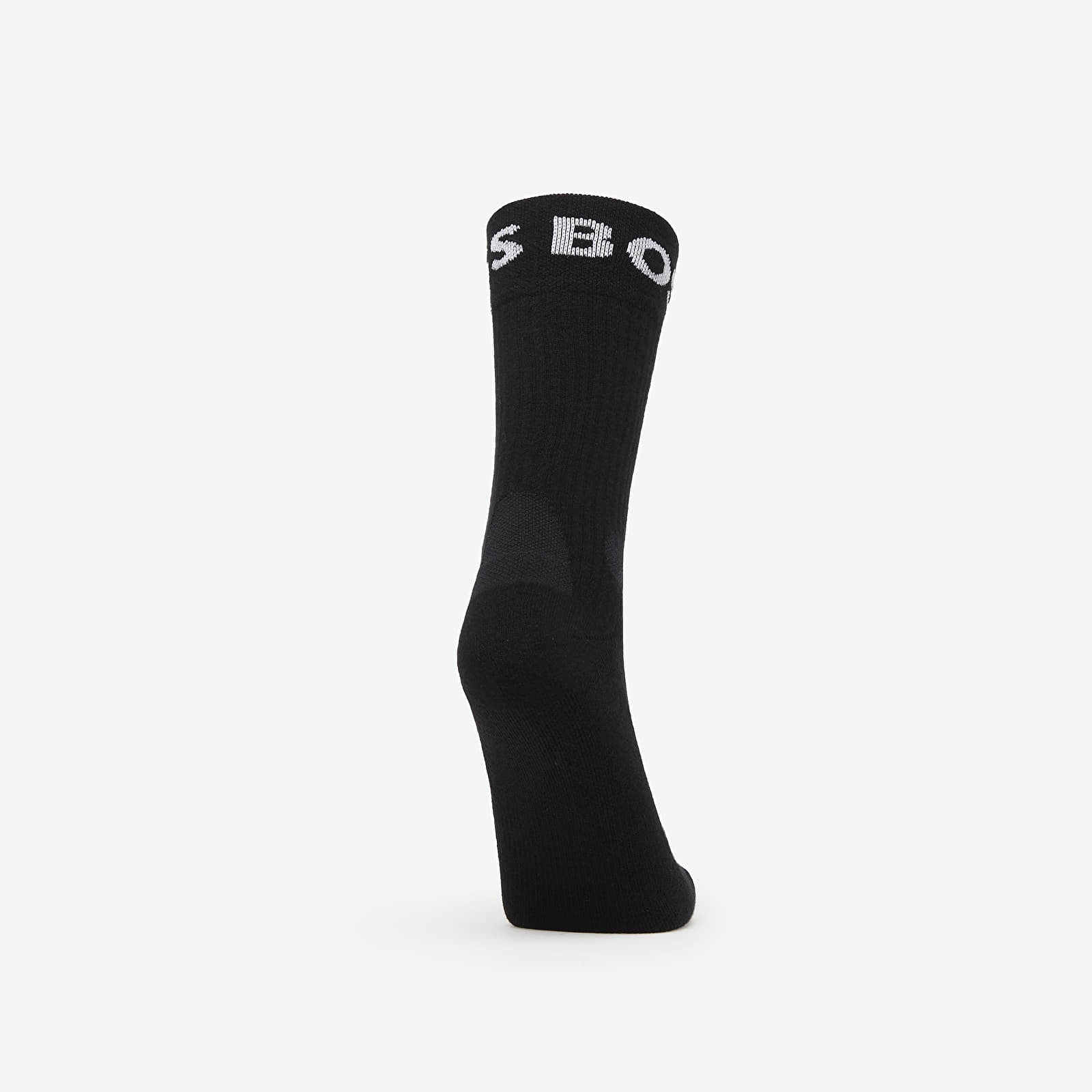 Férfi zoknik Hugo Boss Quarter-Length Socks in Stretch Fabric 2-Pack Black