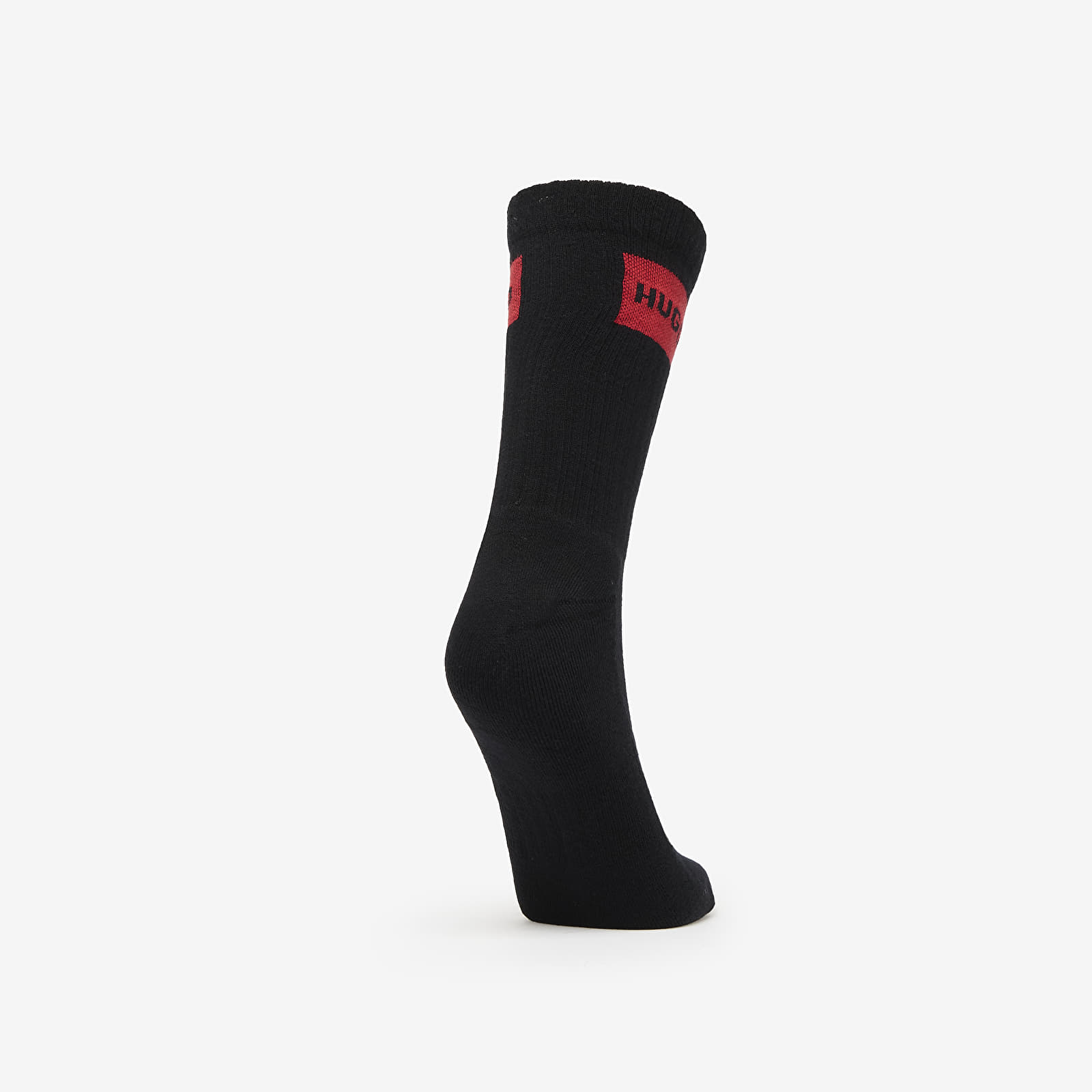 Moške nogavice Hugo Boss Men-H-3-Pack Qs Rib Label Cc Black