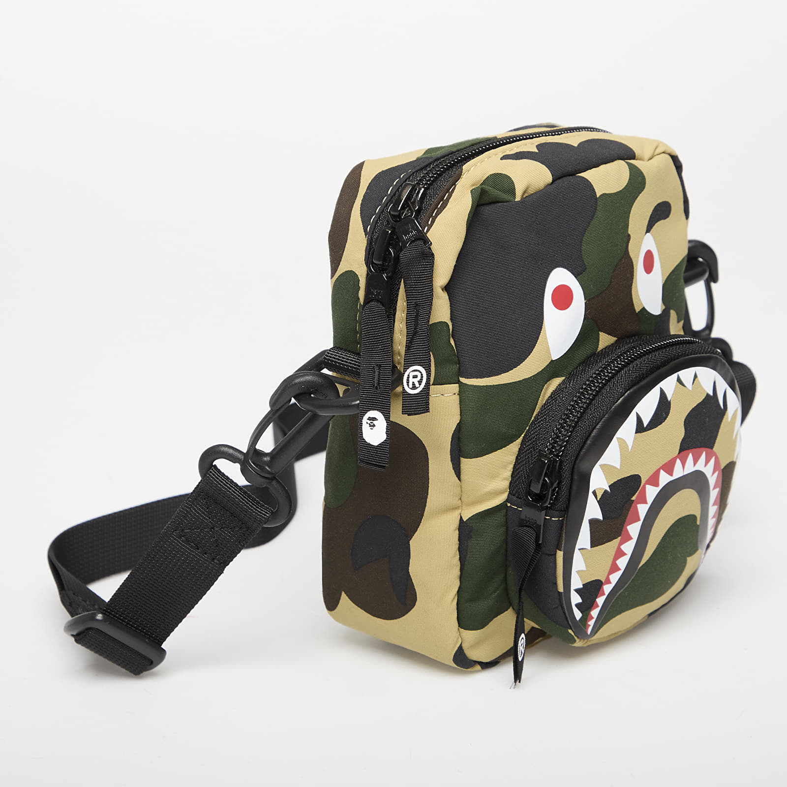 Crossbody táskák A BATHING APE 1St Camo Shark Mini Bag Yellow