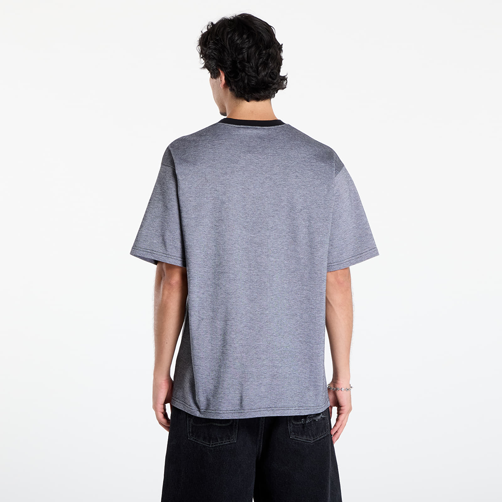 Férfi pólok Carhartt WIP S/S Piqué T-Shirt UNISEX Black/ White/ Black