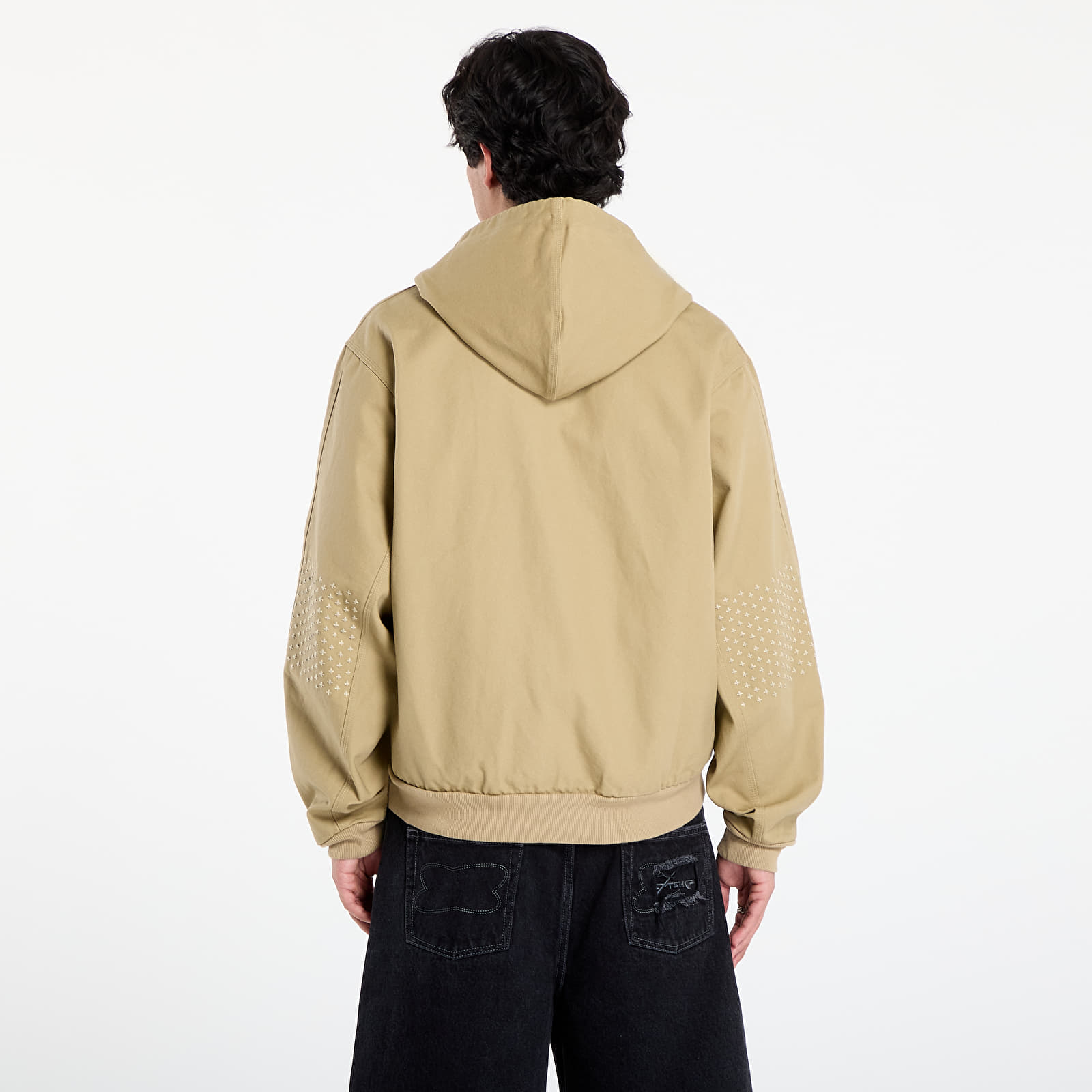 Miesten takit Nike Life Men's Full-Zip Unlined Jacket Parachute Beige/ Parachute Beige